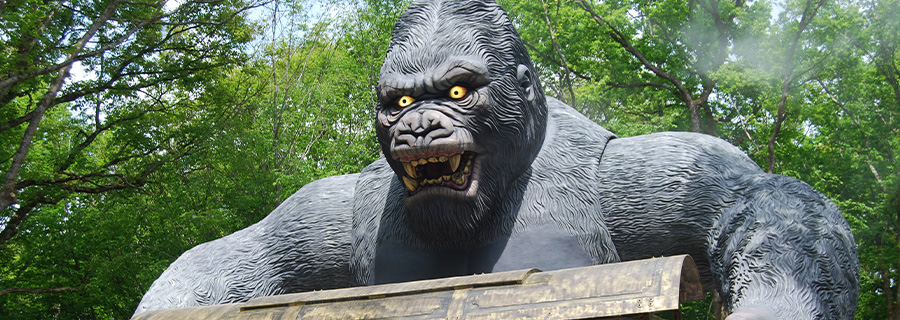 King Kong au parc de loisirs Le PAL en Auvergne-Rhône-Alpes