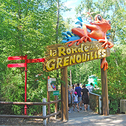 La Ronde des Grenouilles au parc de loisirs Le PAL en Auvergne-Rhône-Alpes