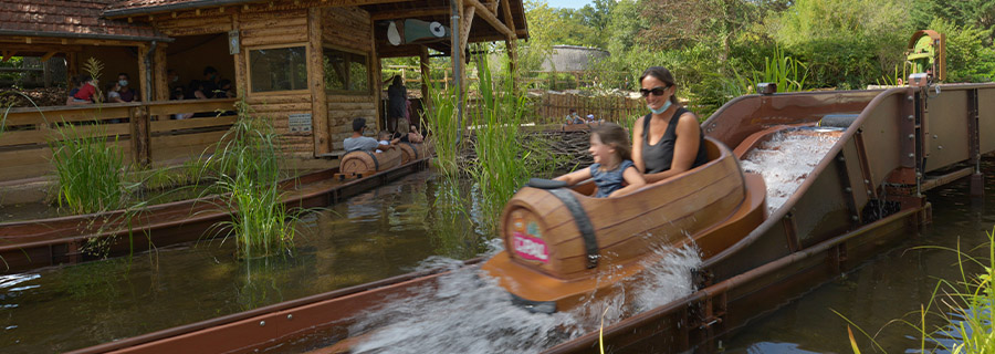 La rivière des castors au parc d'attraction Le PAL