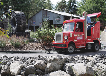 Un Yukon Truck au parc d'attraction Le PAL