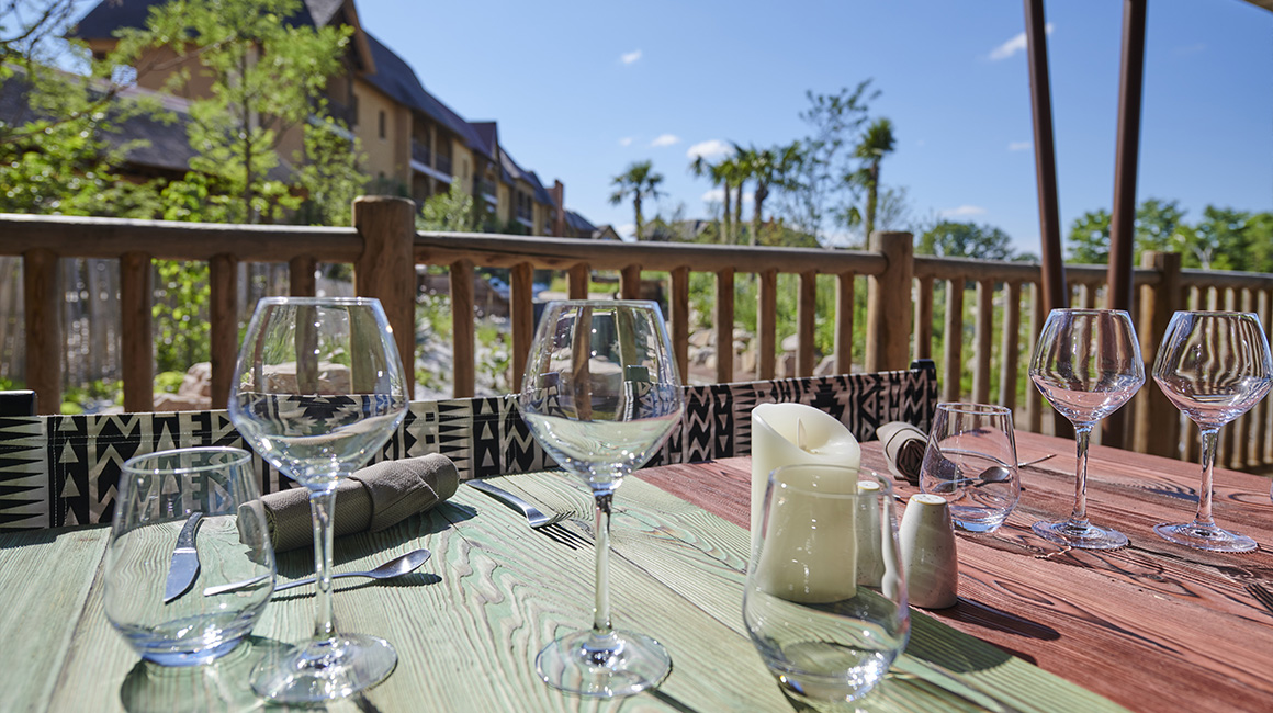 Dine on the terrace of Le Victoria restaurant