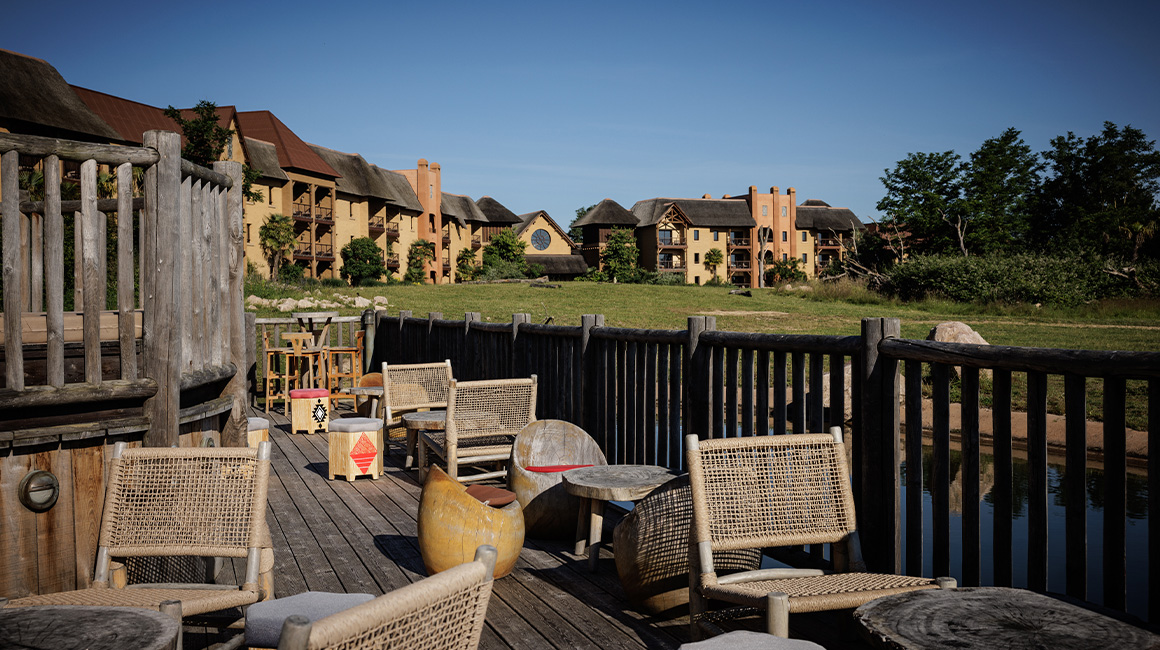 Dine on the terrace of Le Victoria restaurant